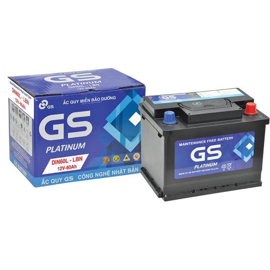Bình ắc quy GS MF DIN60L-LBN
